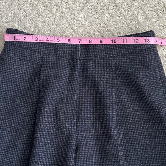 Liz Claiborne 100% Wool Pleated Tweed Trousers/Pants 10 Classic Office Workwear - Picture 13 of 16